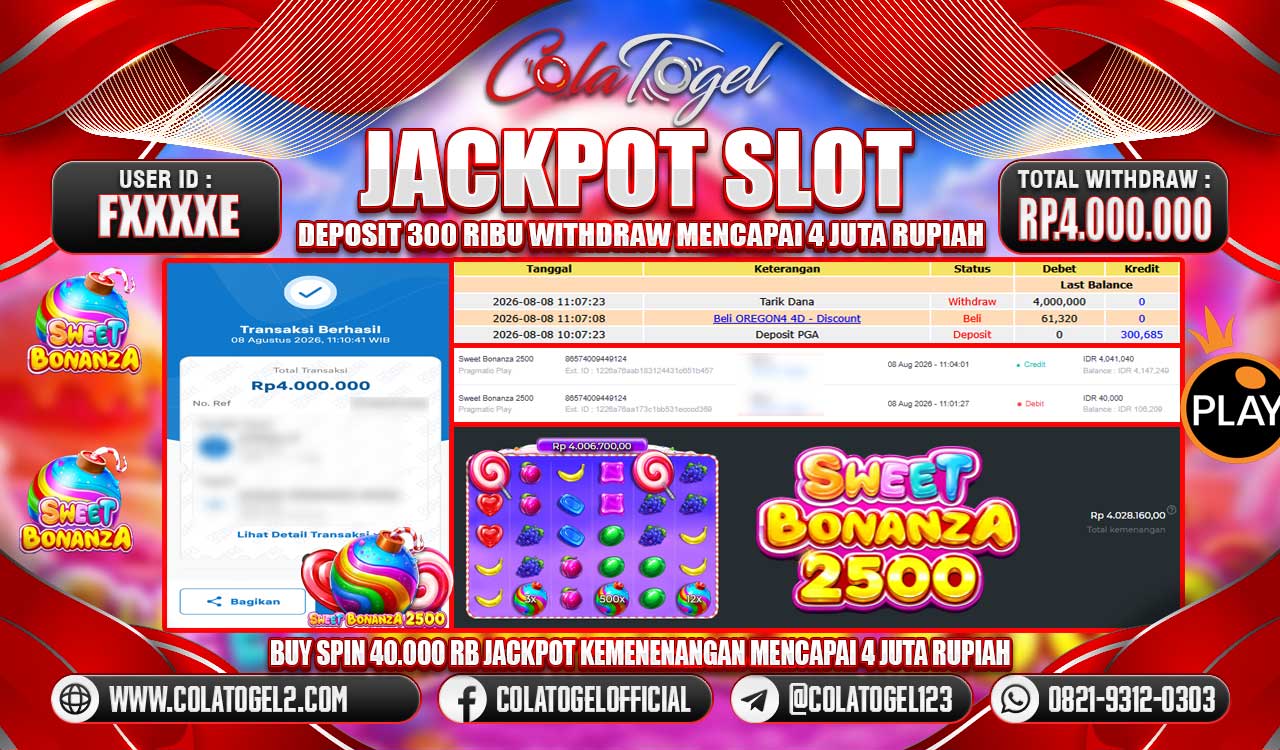 JACKPOT SLOT GACORR!!