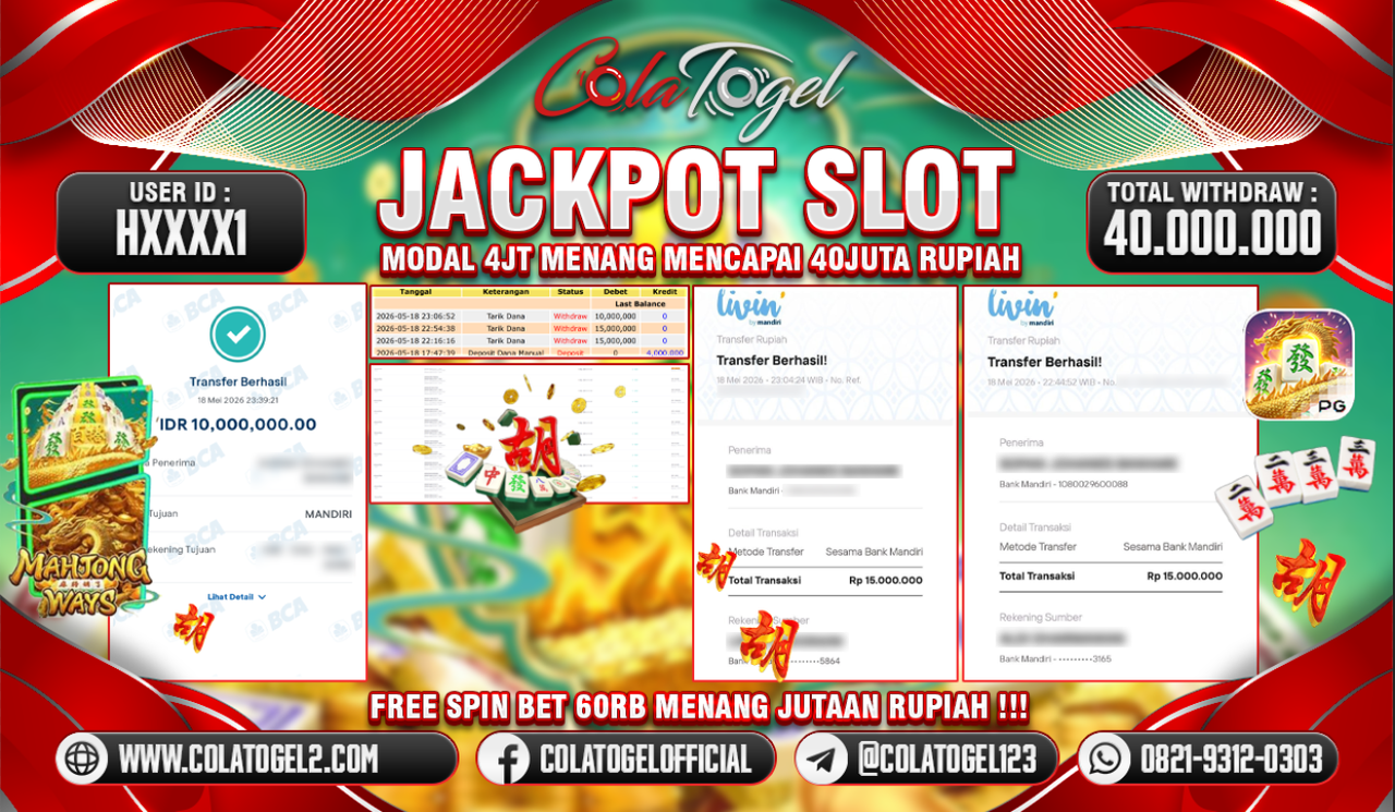 JACKPOT SLOT GACOR!!