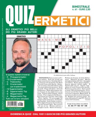 Quiz Ermetici N.61 - Luglio-Agosto 2024