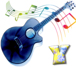 Guitarra Azul Y