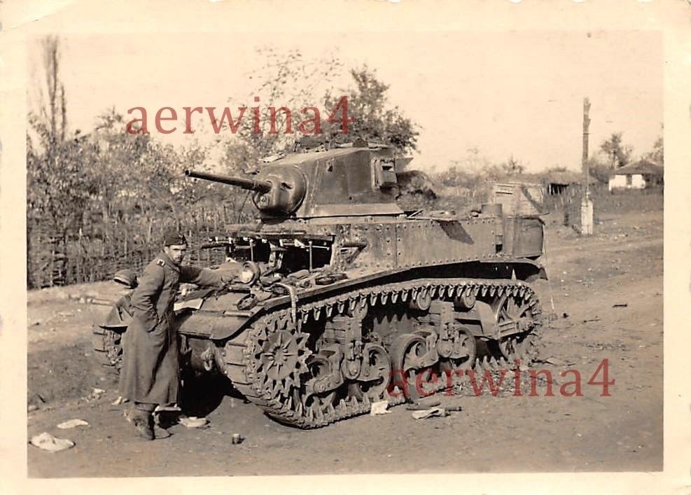 Russ. Panzer Stuart M3 (USA) bei Rostow Russland Ostfront