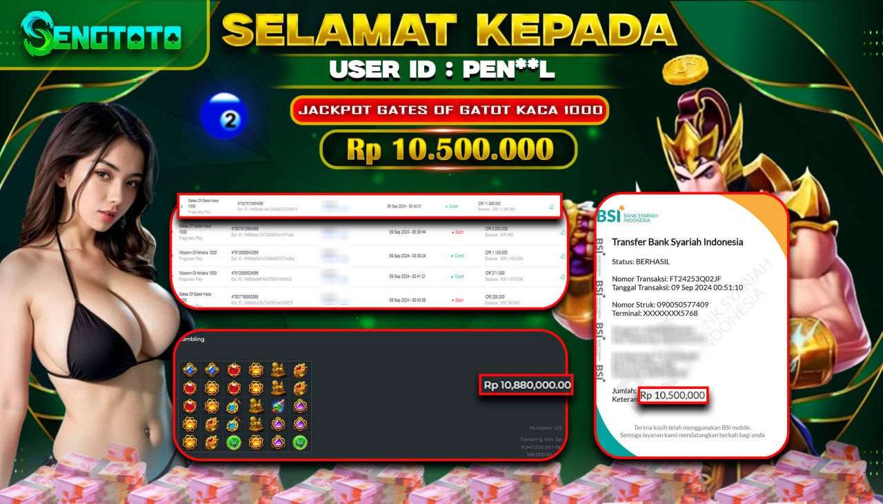 BUKTI PEMBAYARAN SLOT GATES OF GATOT KACA 1000