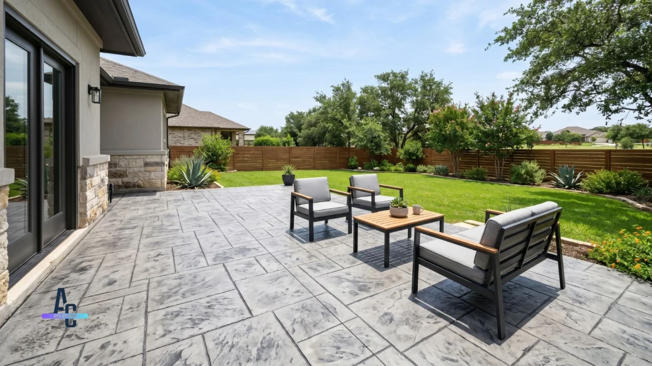 Stamped Concrete Cost San Antonio Patio