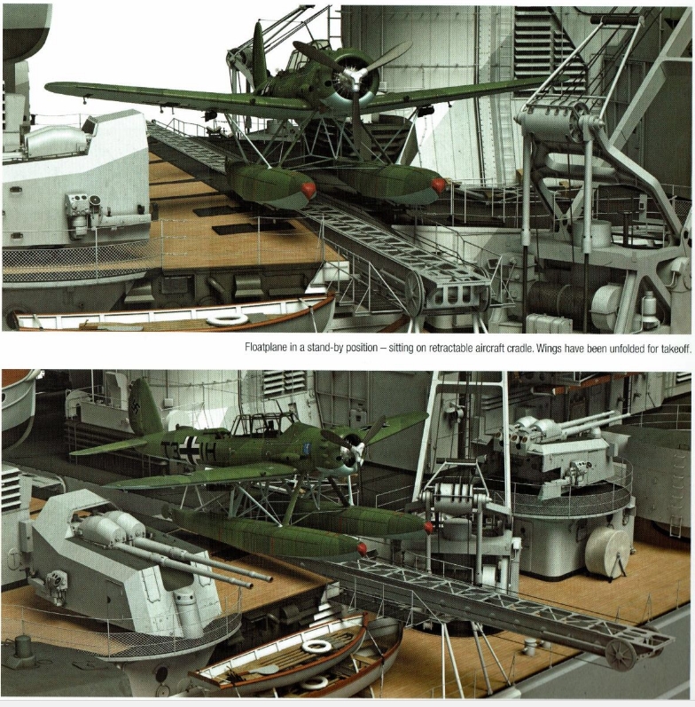 Cuirassé Bismarck au 1/200 - Trumpeter Bis7