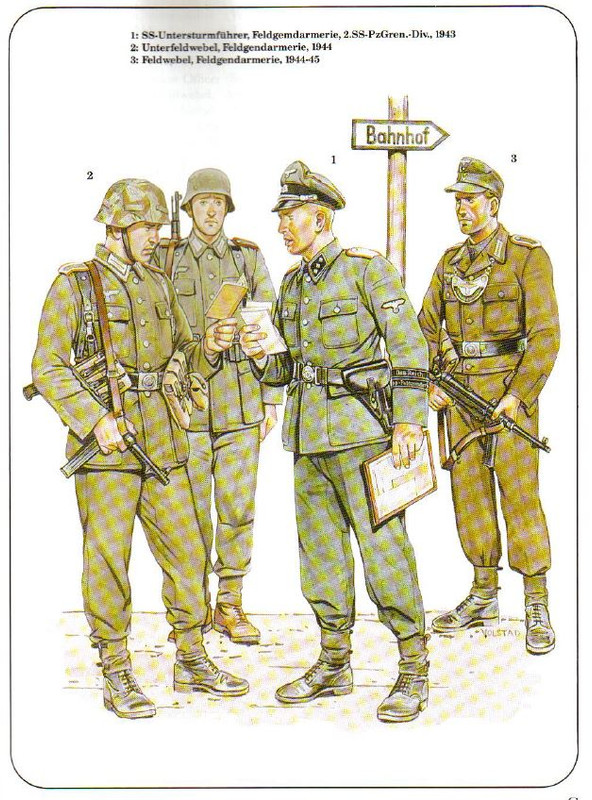 Uniformes de la Feldgendarmerie