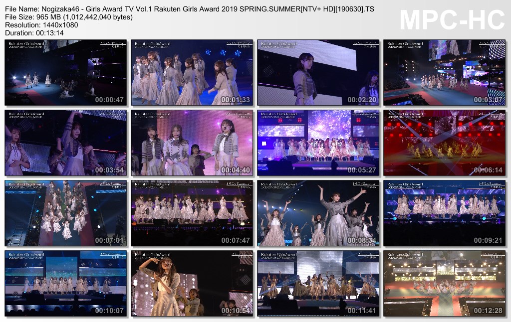 Nogizaka46 - Girls Award TV Vol.1 Rakuten Girls Award 2019 SPRIN