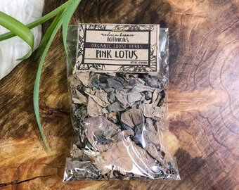 Wild harvested Pink Lotus. 10 grams Lions Ear loose herb