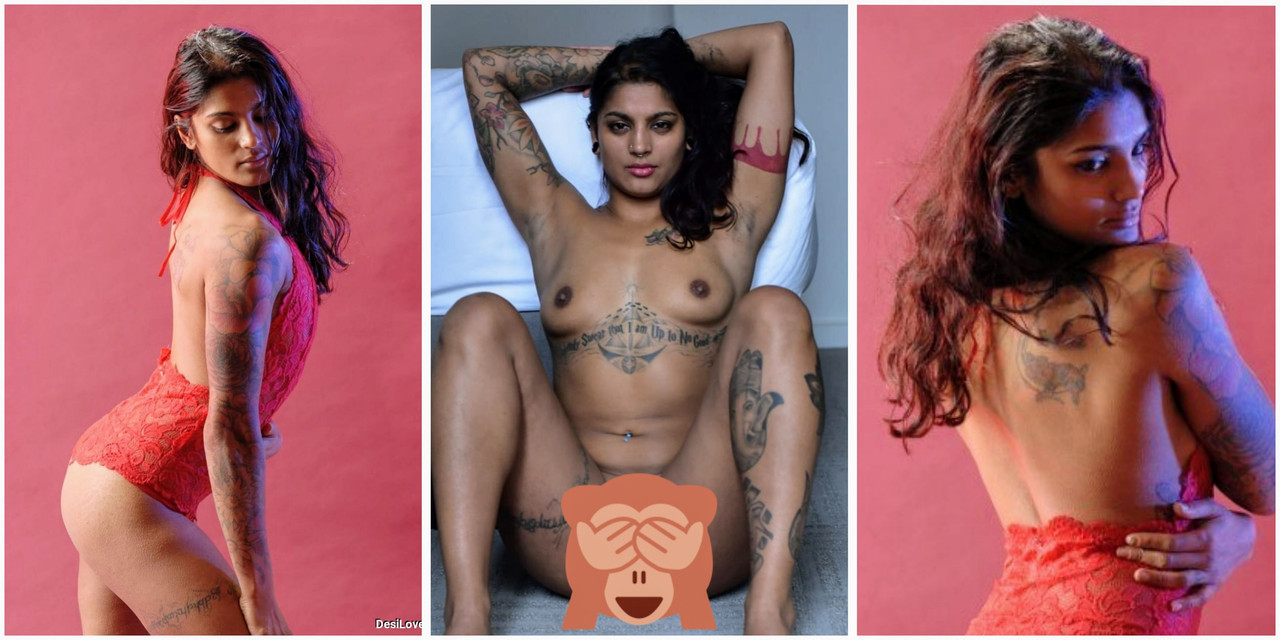 Hot Tattooed Dusky Model Sadhana Hipp Nude Photoshoot pics collection