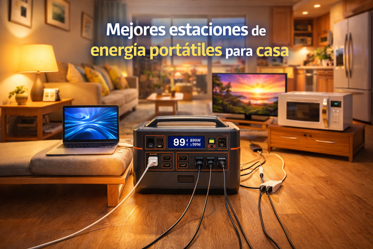 Estación de energía portátil para casa