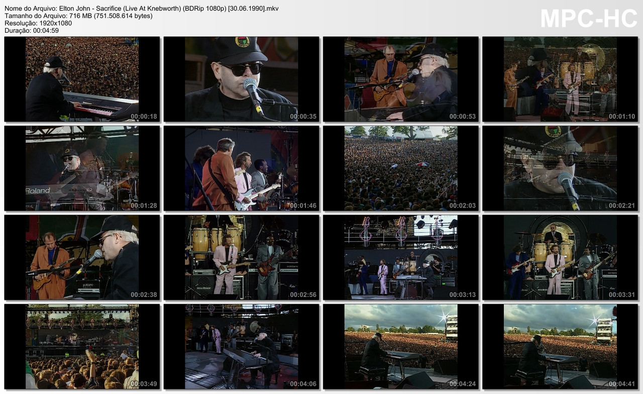 Elton John - Sacrifice (Live At Knebworth) (BDRip 1080p) [30.06.1990]