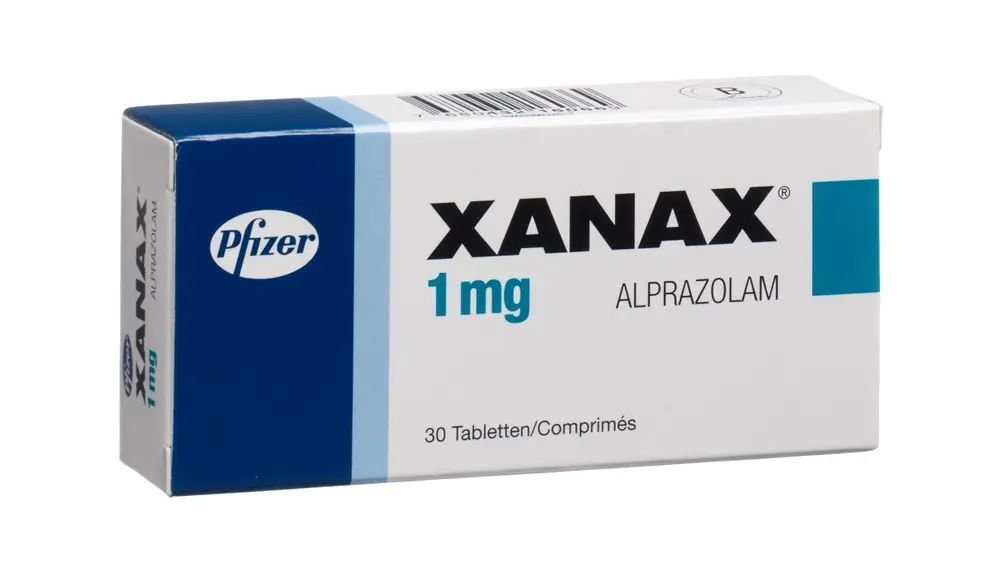 Alprazolam (Xanax) tabletten packung