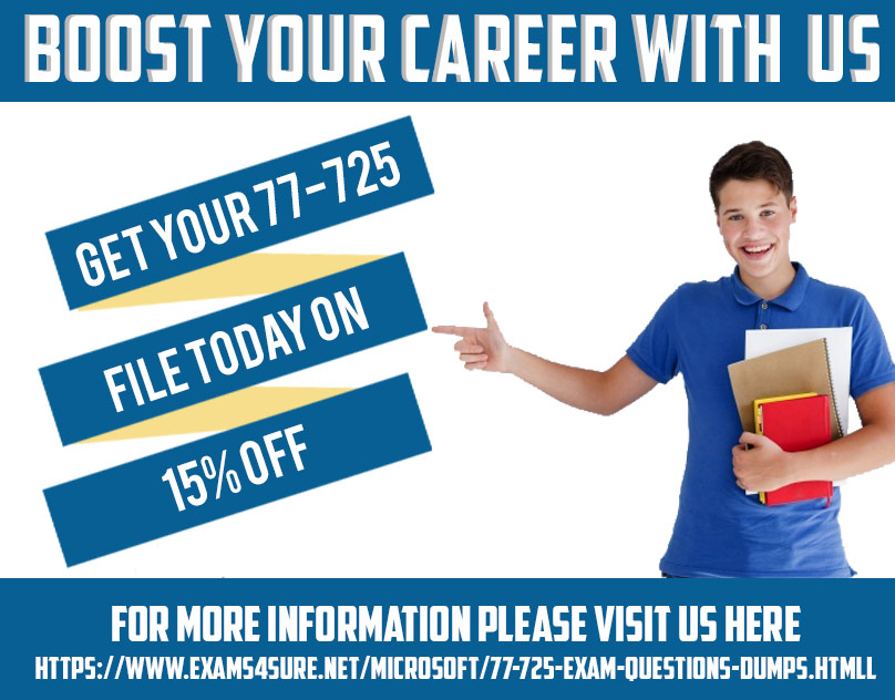 77-725 Exam Dumps