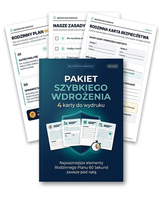 Pakiet Szybkiego Wdrożenia — 4 karty do wydruku