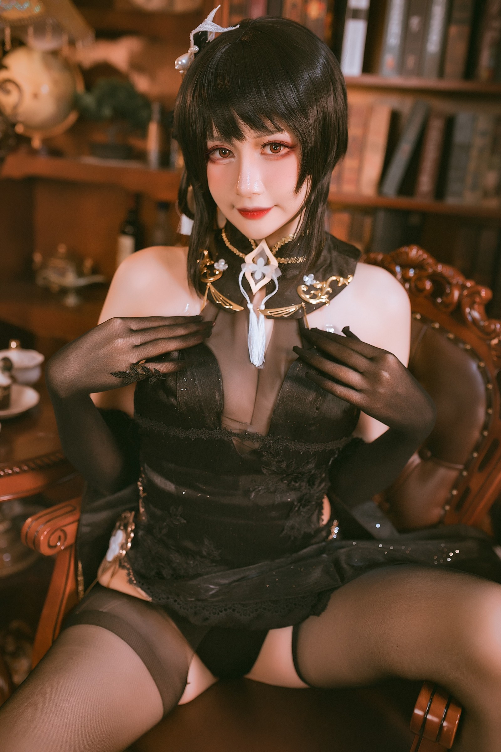 兔胖胖min – 碧蓝航线 镇海 Cosplay 高清写真集（40P-119.3MB）插图4