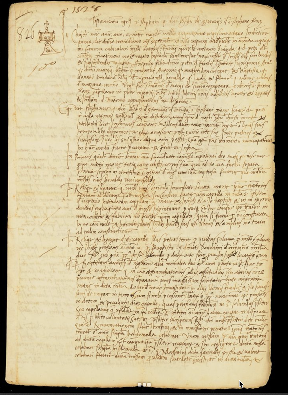 Stephanus egr q Bartholomei de Sartorariis 1528 1