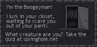 what fantasy creature are you? im the boogeyman