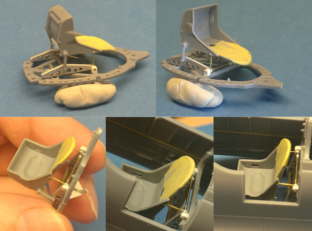 Test fit seat frame etc into fuselage