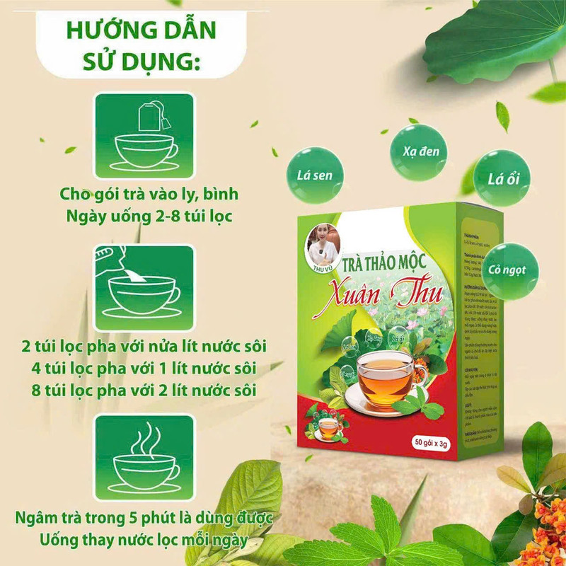 Cách sử dụng trà thảo mộc Xuân Thu