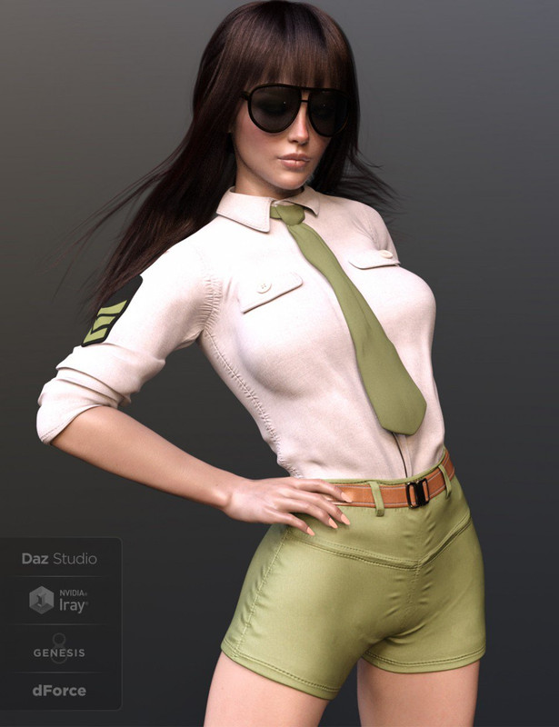 X-Fashion Uniform for Genesis 8 Female(s)