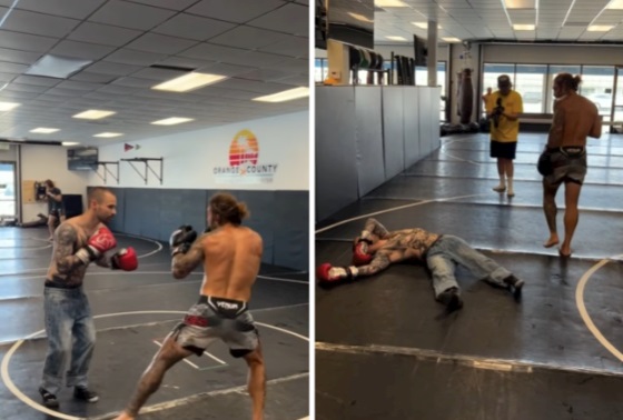 Боец на UFC нокаутира уличен боец с 1 удар