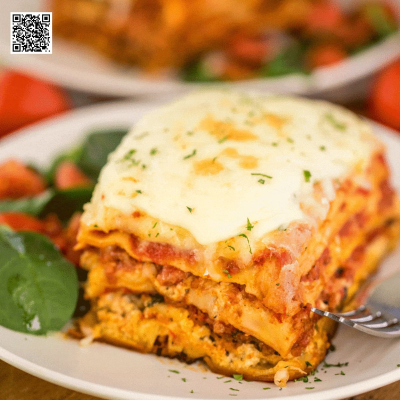 One Pan Baked Lasagna for Easy Cleanup