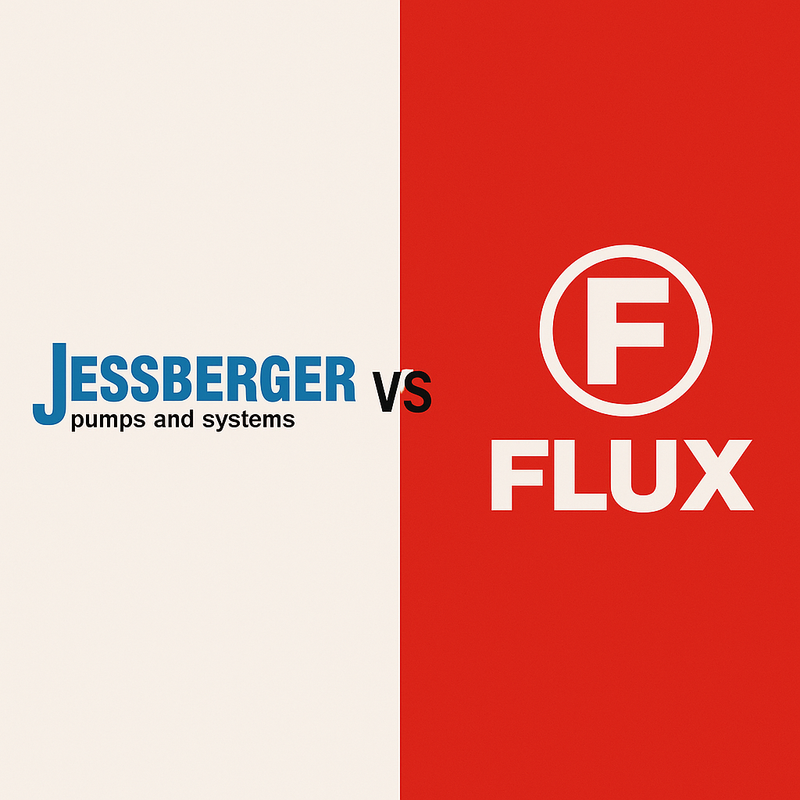 FLUX와 JESSBERGER 드럼펌프 비교 메인 이미지