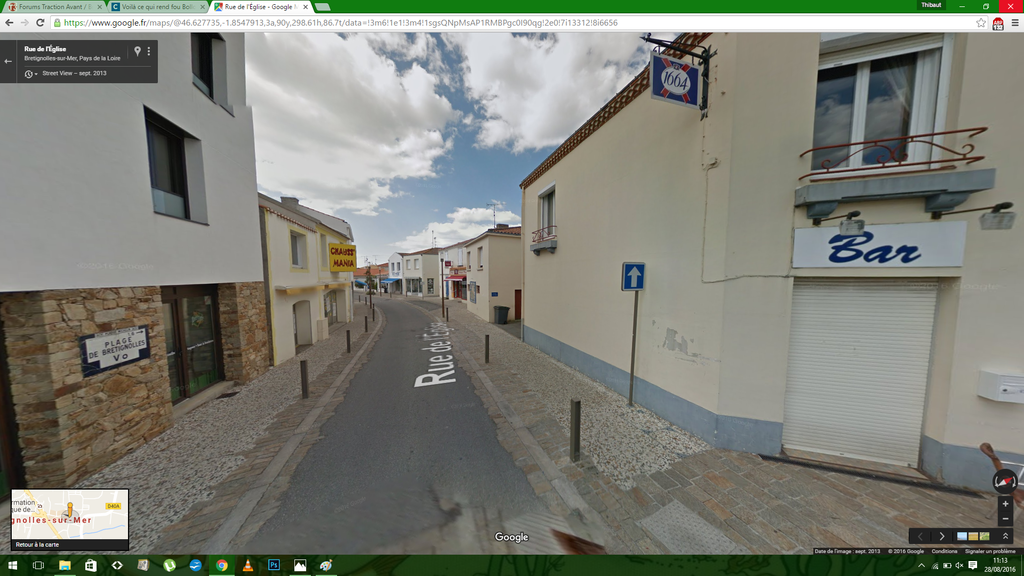 6. Septembre 2013, façade sud