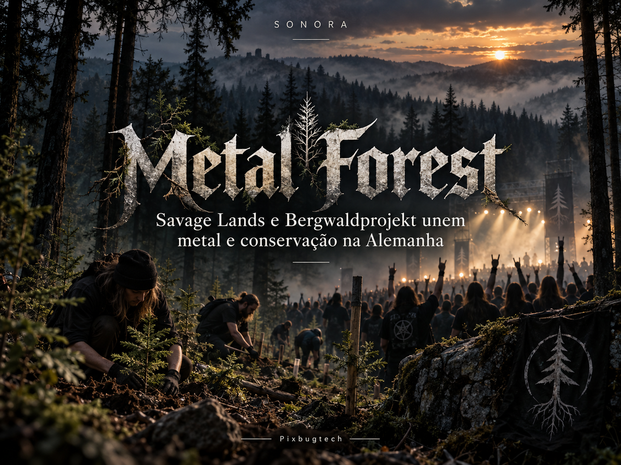Savage Lands e Bergwaldprojekt querem criar o primeiro “Metal Forest” da Alemanha