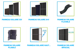 Des panneaux solaires