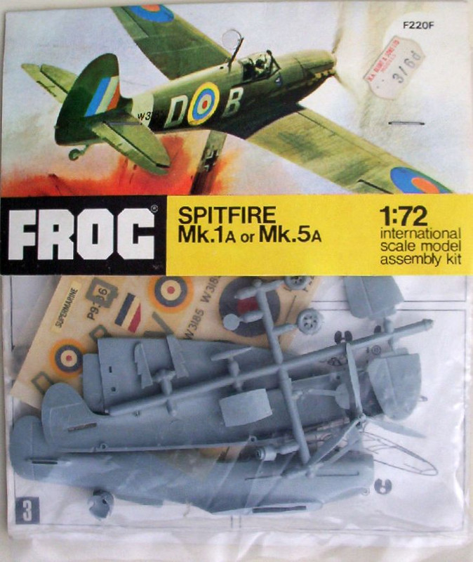 Frog 72 Spitfire Mk.1A or Mk.5A