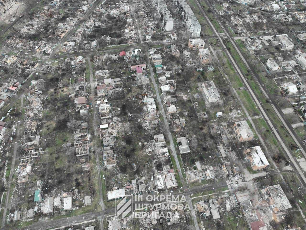 Российские нацисты фактически стерли с лица земли город Бахмут