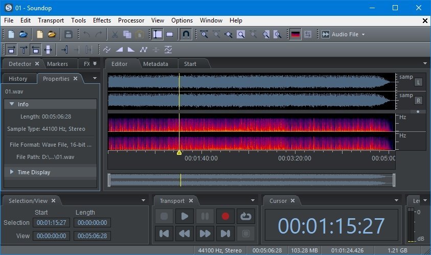 Soundop Audio Editor 1.8.9.1