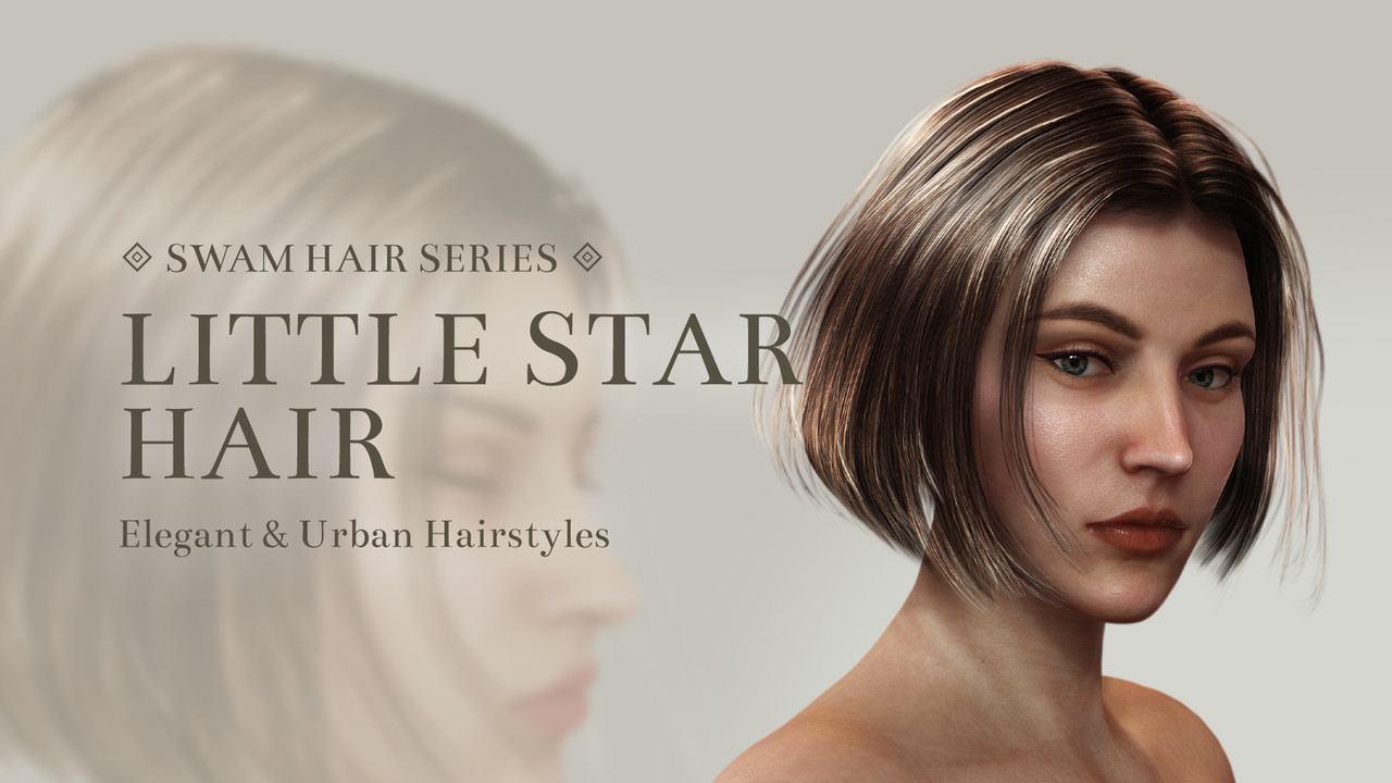 [ Reallusion Hair ] LittleStar Hair