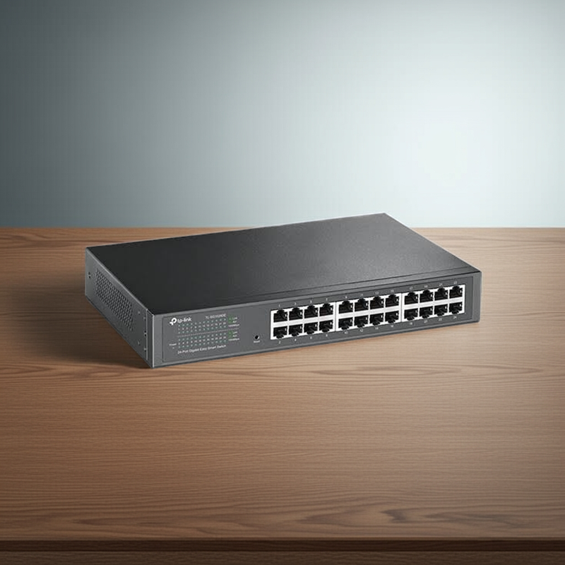 Conexões traseiras do Switch TL-SG1024DE