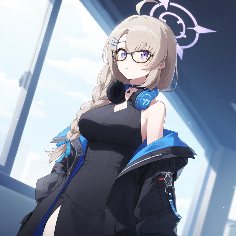 1girl, kotama (blue archive), blue archive, official art, aged up, milf, healthy s-959717651