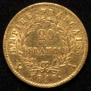 20 francos oro. Francia. Napoleón Emperador. 1810. TRP-7765