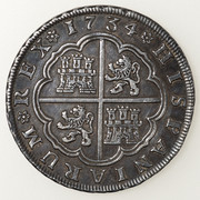 8 reales Felipe V. Sevilla. 1734. PAS5749