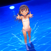 120018161_p33 loli, flat-chested and hairless, bikini ⁄ マイクロビキニではしゃぐ女の子 - momomon
