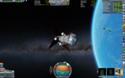 03 Workshop in orbit with 25 Kebals packed inside