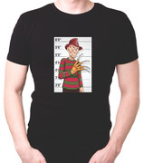 Camiseta Caras Maus Procurado Suspeito Freddy Krueger