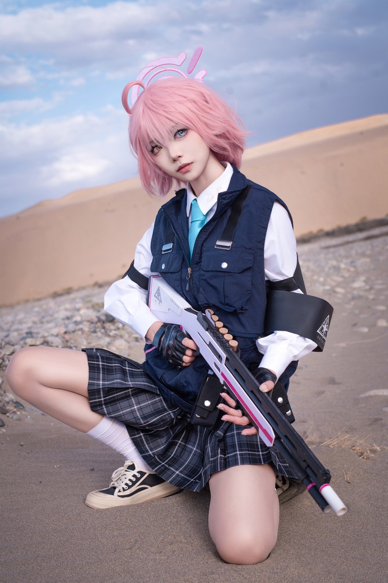 艾西Aiwest 星野Cosplay写真图集 碧蓝档案角色高清美图 49P (290.6M)插图9