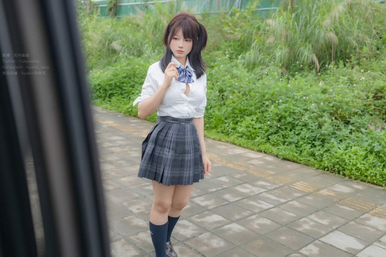 Nyako喵子《诱拐》萌妹子 写真图，清新与青春的活力美女插图7