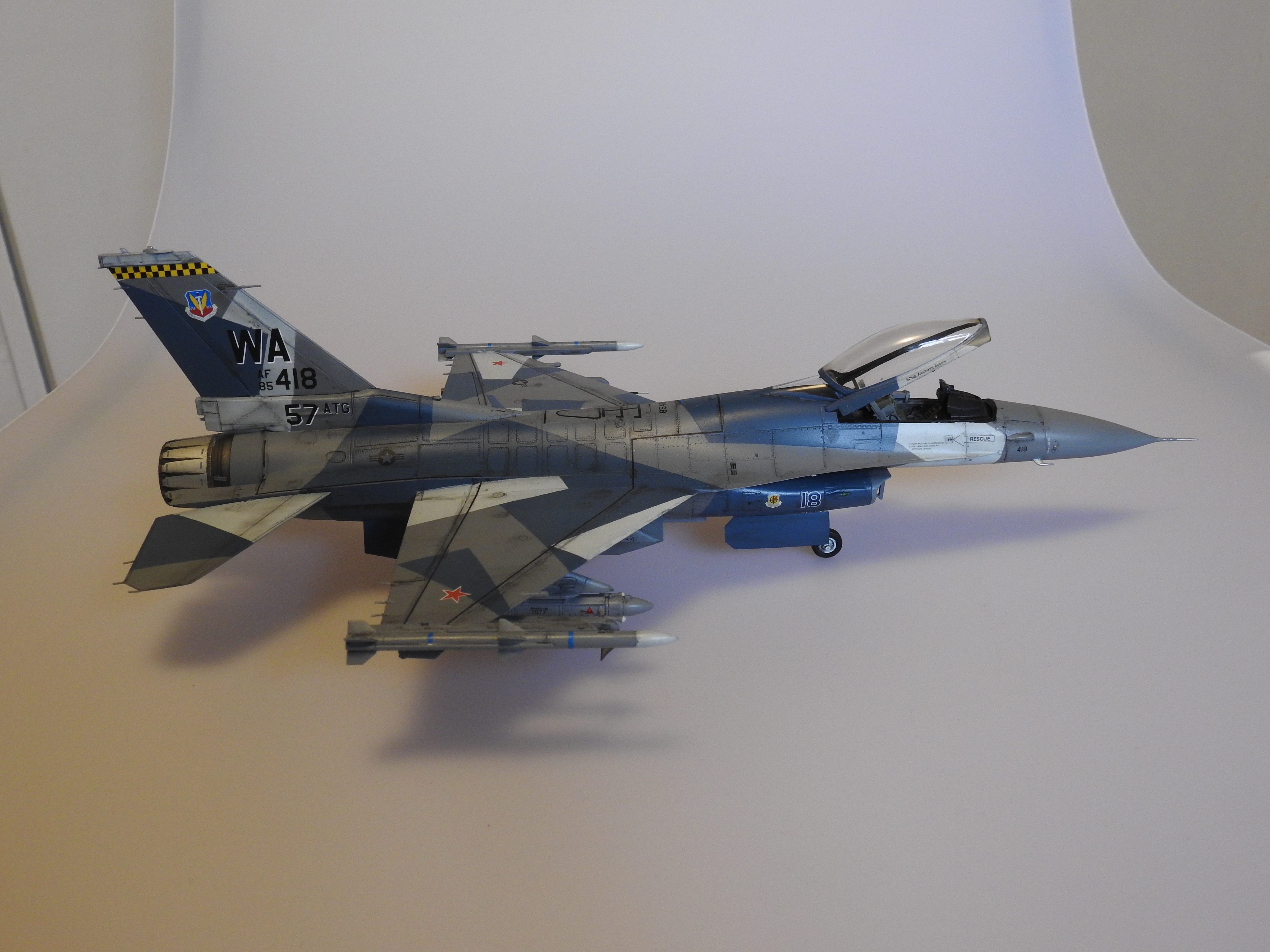 F-16C Tamiya 1/48 - Klar DSCN8242