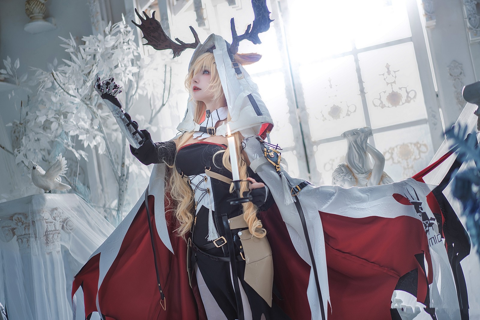 一千只猫薄禾写真 – 烛骑士 薇薇安娜 Cosplay 高清写真套图（12P / 124MB）插图2