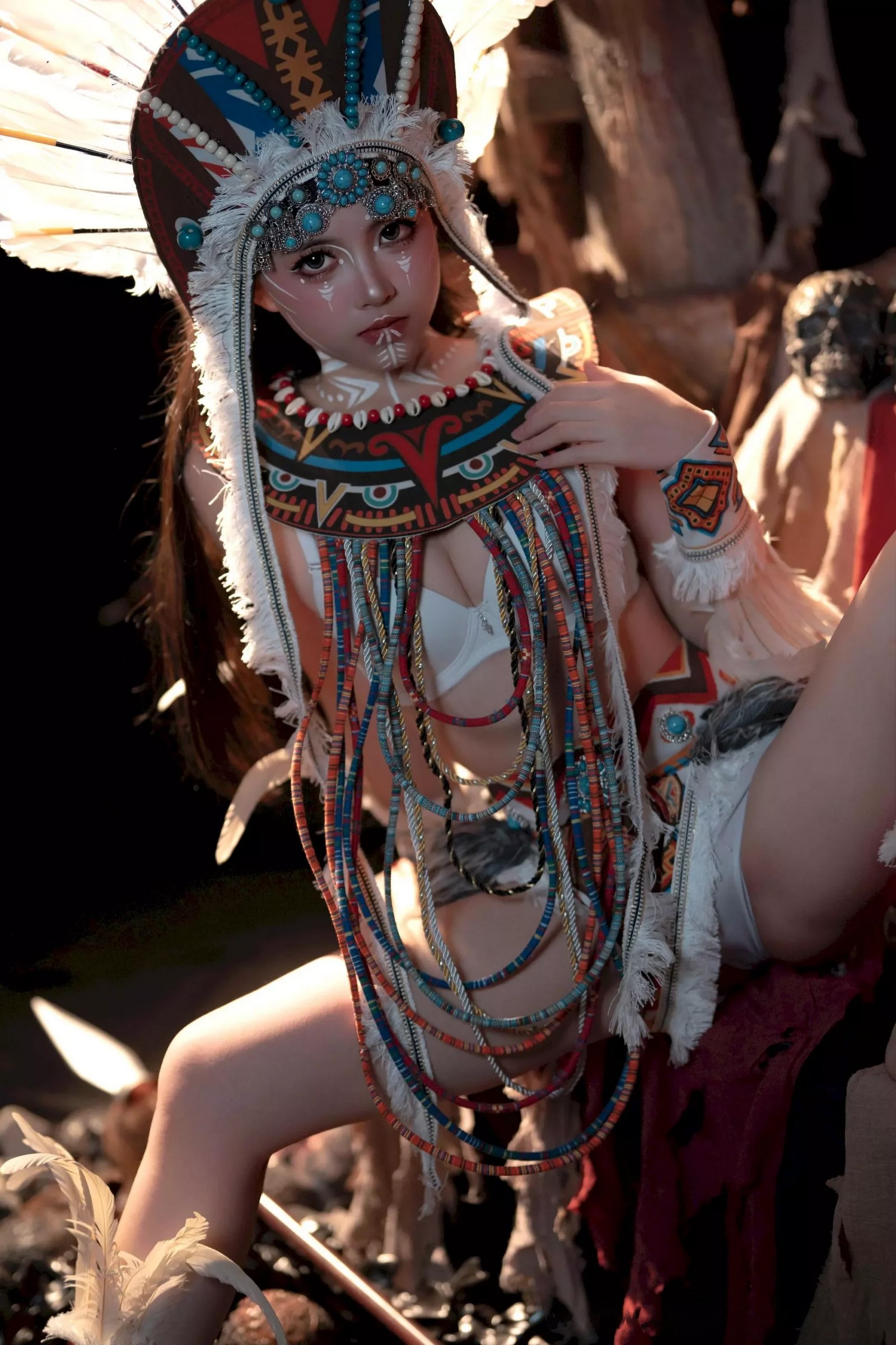 Bangni邦尼 – 印第安（紫舞龙）Cosplay 写真集（99P-355.3MB）插图5