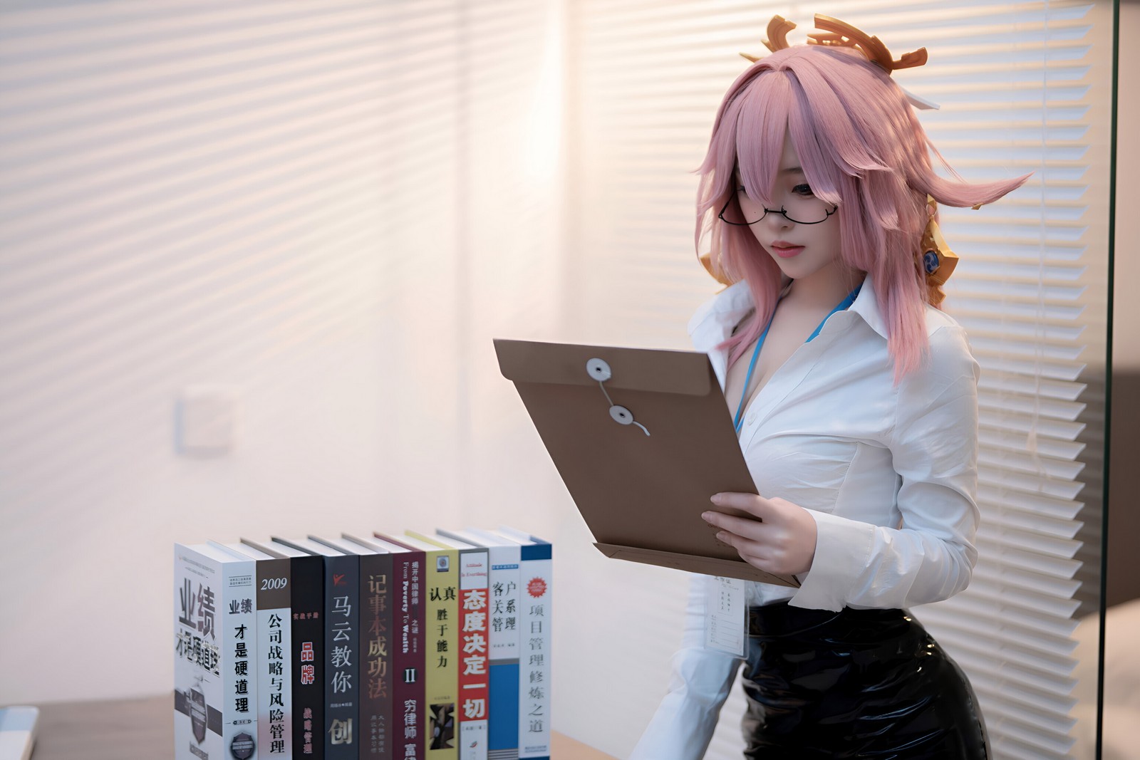 Bangni邦尼 – 面试主题 写真集（85P-16V-1.05GB）剧情向插图2