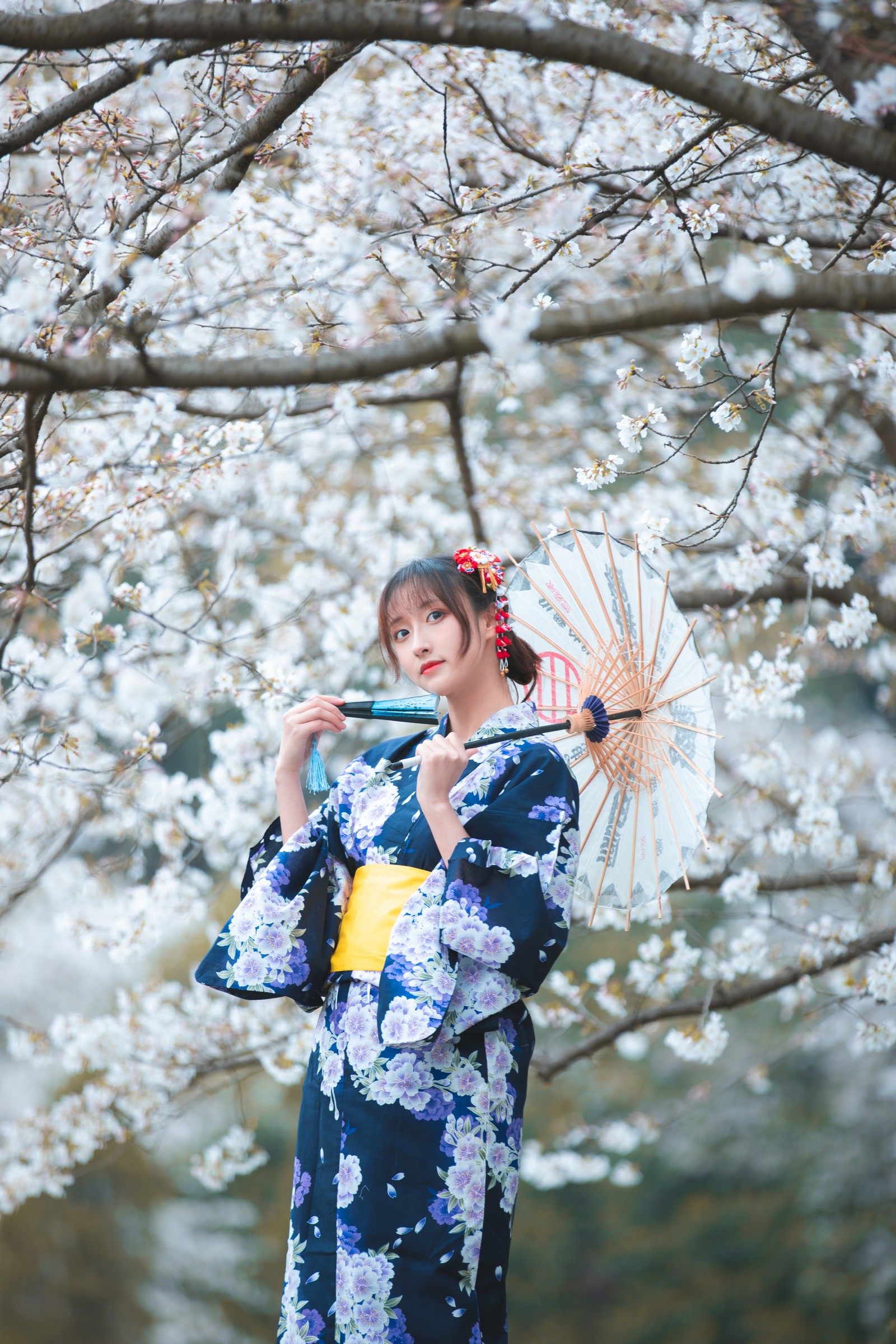 冬马路纱 樱园浴衣 写真合集｜日系和风 私房摄影（9P｜133MB）插图8