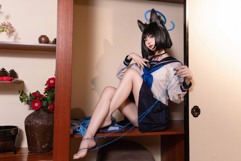 艾西Aiwest 桐生桔梗Cosplay写真图集 高清美图合集 48P (296.8M)插图1