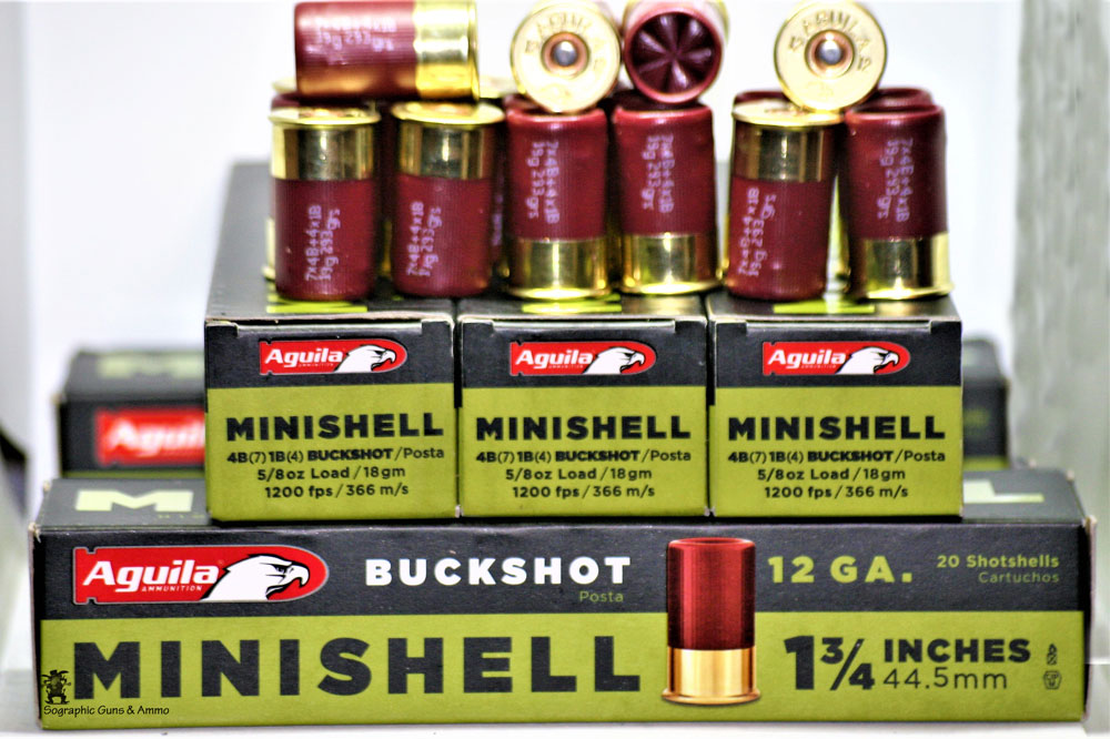 Aguila 12ga 12 GAUGE MINISHELL BUCKSHOT 1200 FPS Low Recoil 12 GA 20