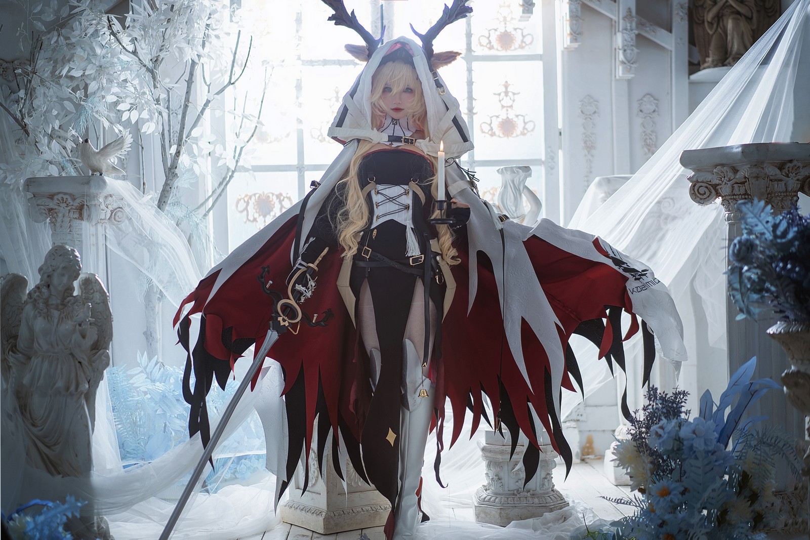 一千只猫薄禾写真 – 烛骑士 薇薇安娜 Cosplay 高清写真套图（12P / 124MB）插图